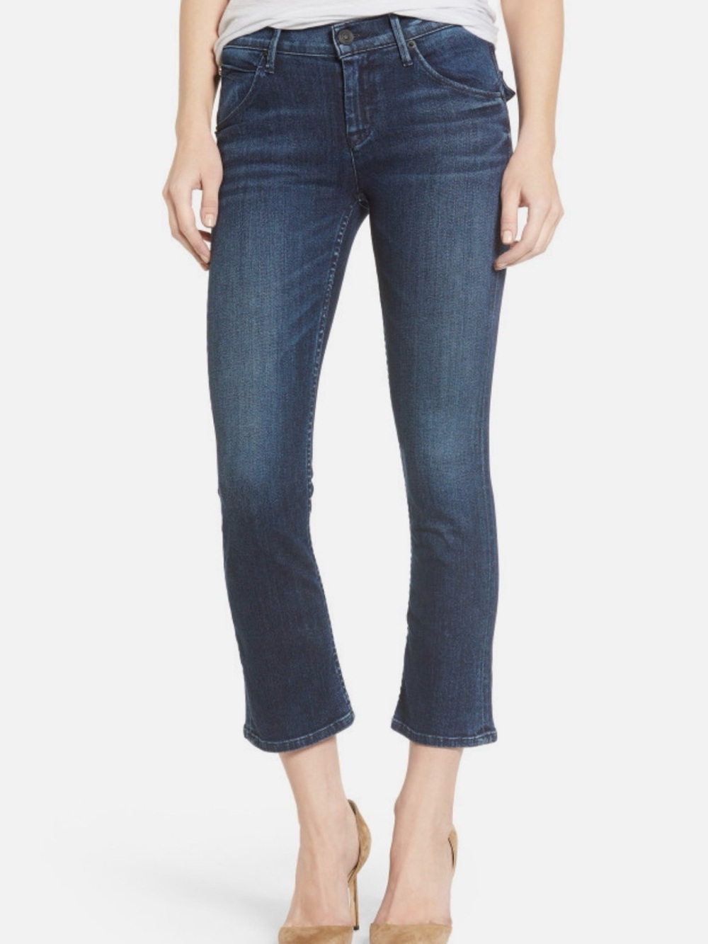 Hudson Crop Baby Boot Cut Jeans - Picture 2 of 8